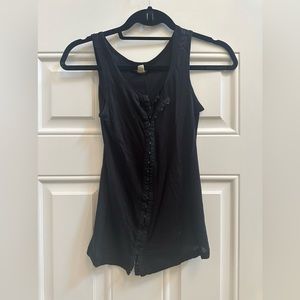 Twenty8Twelve black sleeveless shirt size xs